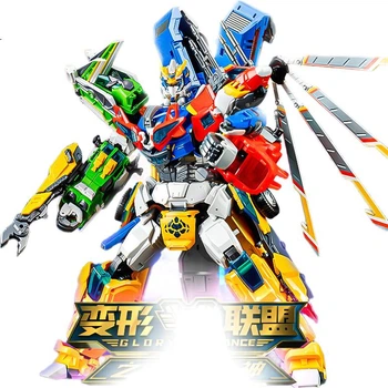Игрушка-трансформер DISON Transforming Alliance 2 War God Optimus Prime, машинка для мальчиков, робот «пять в одном», подарок на день рождения для детей, новогодний подарок.