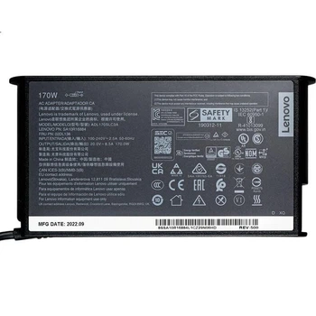 Зарядний пристрій Lenovo 170 Вт для Y7000/R7000/Y910, 20В 8.5А