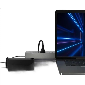Зарядное устройство Youpin для ноутбука HP Shadow Elf, 19,5 В 10,3 А 200 Вт, универсальное, совместимо с компьютерами HP Night 4/5/6/9 серии, кабель питания, синий порт 4,5*3,0 мм с разъемом Pi.