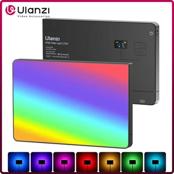 Светодиодная панель Ulanzi LT003 RGB видеосвет для прямой трансляции фотостудии 8000mAh, с регулировкой яркости 2500-9000K, CRI 95+, 266 светодиодов 10-дюймов для видеосъемки камерой DSLR Black (3099)