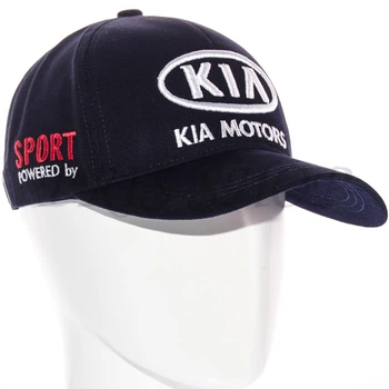 Бейсболка автомобильная кепка с регулировкой из плотного коттона Kia Bth20674 L / 57-58 Темно-синий