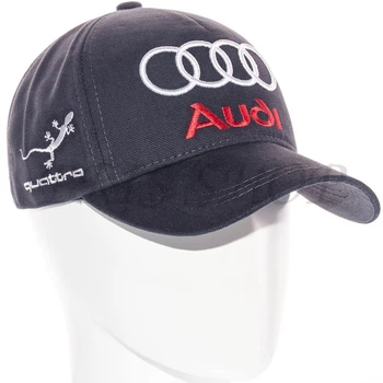 Бейсболка автомобильная кепка с регулировкой из плотного коттона Audi Bth20681 L / 57-58 Темно-серый