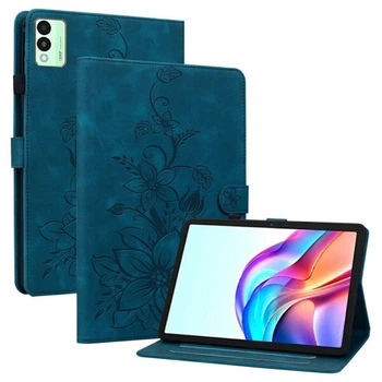 Защитный чехол UniCase Flower для TECNO Megapad 11 - Blue