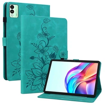 Защитный чехол UniCase Flower для TECNO Megapad 11 - Green