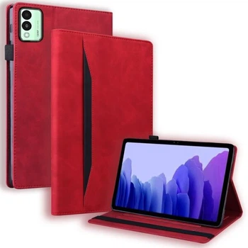 Чехол Deexe Business Style для TECNO Megapad 11 - Red