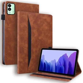 Чехол Deexe Business Style для TECNO Megapad 11 - Brown