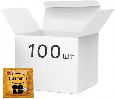 Упаковка кави Gemini Espresso Gold 7 г х 100 шт (4820156430010)