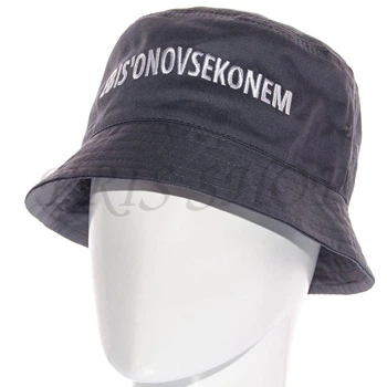 Панама брендовая летняя из хлопка панамка котоновая универсальная Ebisonovsekonem Pkh21903 L / 57-58 Серый