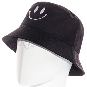 Панама брендовая летняя из хлопка панамка котоновая универсальная smile Pkh21940 L / 57-58 Черный