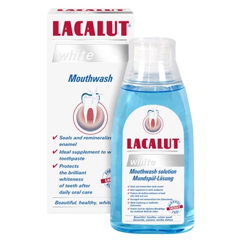 Ополіскувач для порожнини рота Lacalut White 300 мл (GOSP-666920)