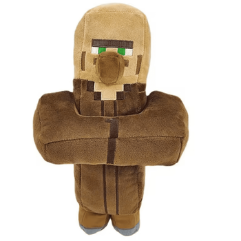 Плюшева Колекційна Іграшка з Майнкрафт Сільський Житель (Villager) Minecraft М'який Персонаж для Фанатів 30 см