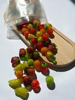 Желейні цукерки 4D “Real Fruit” — солодощі, що очищаються - 350 г