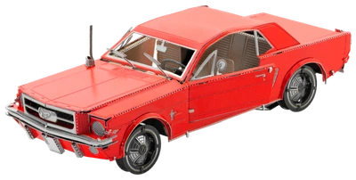 Металевий 3D конструктор "1965 Ford Mustang Coupe, Red Version", Metal Earth, MMS056C