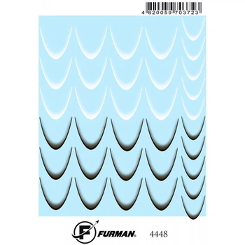 Слайдер дизайн для ногтей Furman 4448 (Арт 624)