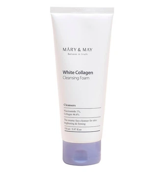 Пенка для умывания с коллагеном Mary&May White Collagen Cleansing Foam 150 мл