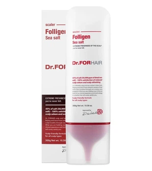 Пілінг для шкіри голови із сіллю мертвого моря Dr.Forhair Sea Salt Scaler 300 г