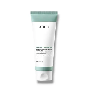 Мягкая пенка для умывания с хуттуиниией Anua Heartleaf Succinic Moisture Cleansing Foam 150 мл