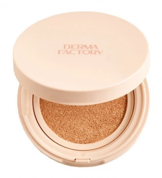 Тональный кушон с веганским коллагеном Derma Factory Vegan Collagen Cushion № 21 Natural Yellow Beige (15 г)