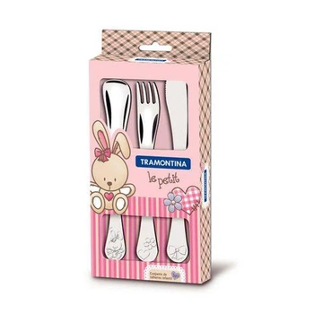 Детские столовые приборы Tramontina Baby Le Petit Pink 66973/005 3 предмета