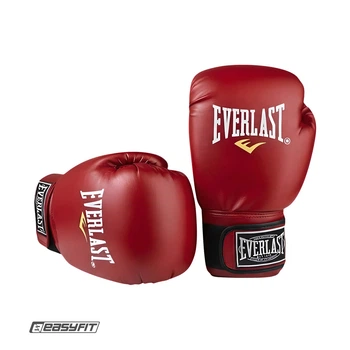 Боксерські дитячі рукавички Everlast 6 oz червоні для боксу та фітнесу PU-шкіра рукавички для тренувань на мішку та лапах