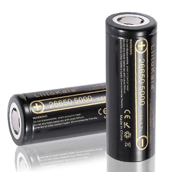 Аккумулятор LiitoKala 26650 Высокотоковый, 5000mAh, Lii-50A