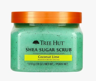 Кокосовый сахарный скраб для тела с лаймом Tree Hut Coconut Lime Sugar Scrub 510 г