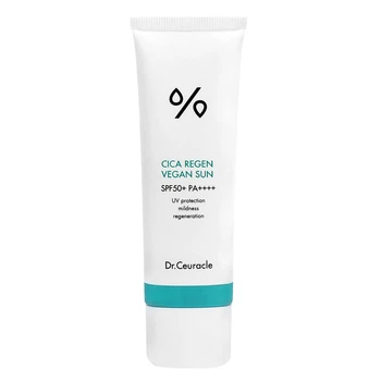 Веганский санскрин с центеллой Dr.Ceuracle Cica Regen Vegan Sun Spf50+ Pa++++ 50 мл