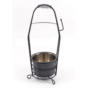 Корзина для угля Garden Черная большая кадило из нержавеющей стали 35 см