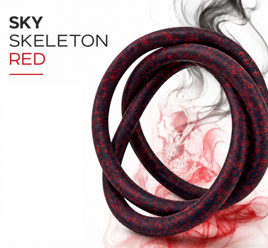 Силіконовий Шланг Sky Skeleton Red 150 см Скай Скелетон Червоний Україна