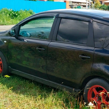 VL-Tuning Дефлектори вікон на Nissan Note (E11) 2005-2012 (накладні)