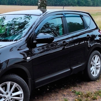 VL-Tuning Дефлекторы окон на Nissan Qashqai I 2007-2013 (накладные)