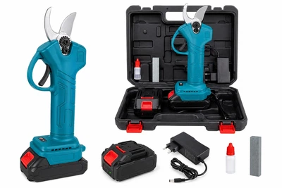 Аккумуляторный садовый секатор Crafting tools 24V + 2 аккумулятора в кейсе