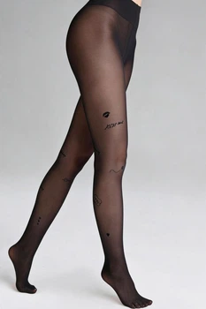 Колготки, 20 den Marilyn 5(XL) Черный (146329)