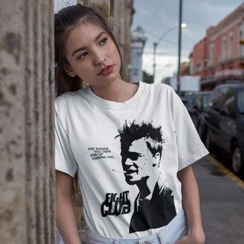 Футболка LOYS Fight Club (Brad Pitt wht) білий L