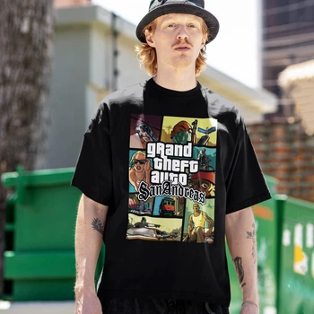 Футболка LOYS унисекс Grand Theft Auto (GTA San Andreas blk) черный XXL