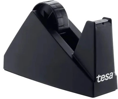 Настольный диспенсер Tesa Easy Cut Smart черный + лента 33 м x 19 мм (4042448363121)