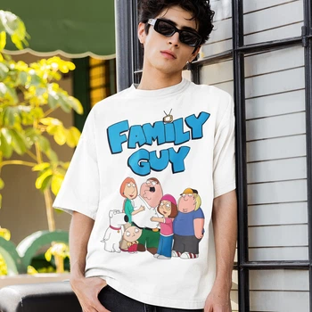 Футболка LOYS унисекс Family Guy (All Characters wht) белый XS