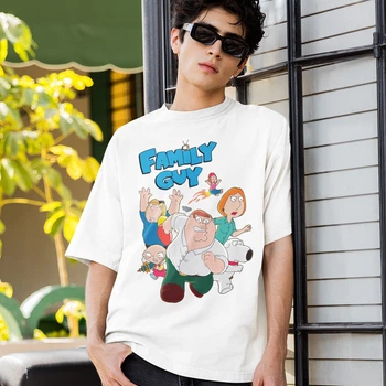 Футболка LOYS унисекс Family Guy (Running Family wht) белый XL