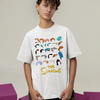 Футболка LOYS унисекс The Simpsons (Haircuts wht) белый XS