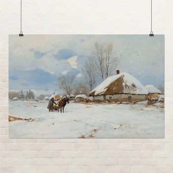 Постер Зима, Васильковский Сергей, A3 28×42 см (id6900)