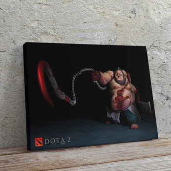 Интерьерная картина Дота 2, Пудж, Pudge, Dota 2, плакат для геймера, 28×42 см (id6919)