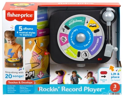 Zabawka interaktywna Fisher-Price Gramofon Malucha Polska wersja 574124 (194735324453)