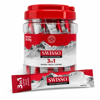 Кава розчинна Swisso 3 в 1 у стіках 26 х 18 г