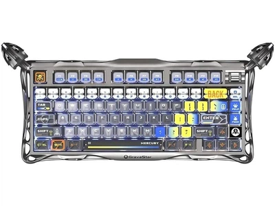 Клавіатура Gravastar Mercury K1 Pro Silver (GSK1PRO_S_CGRY)