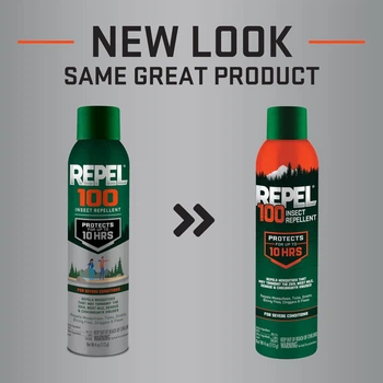 Спрей від комарів REPEL 100 Insect Repellent Виготовлено в 98% ДЕТ