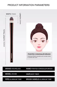 Кисть профессиональная для консилера Pointed Concealer Brush №8 LUX