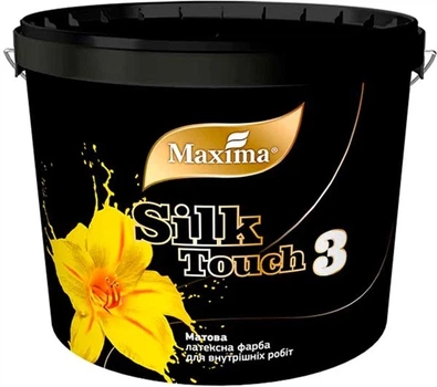 Матова латексна фарба "Silk Touch 3" ТМ "Maxima" -3,5 кг