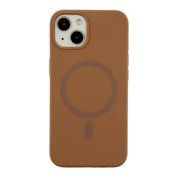 Чохол Premium Glow Silicone Case with Magsafe для iPhone 13 New Brown