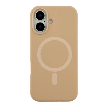 Чохол Premium Glow Silicone Case with Magsafe для iPhone 16 Desert Gold