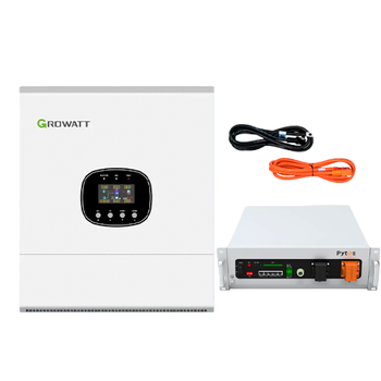 Комплект автономного енергозабезпечення Growatt SPE 6000TL HVM-G2 6kW + Pytes V5° 5.12kWh White